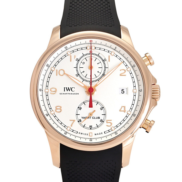IWC ポルトギーゼ ヨットクラブ クロノグラフ IW390501 シルバー文字盤 中古 腕時計 メンズ