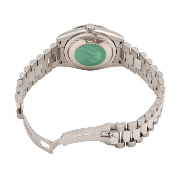 ロレックス ROLEX デイデイト 36 118399BR シルバー文字盤 中古 腕時計 男女兼用
