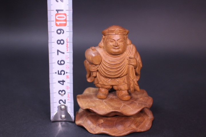 Yahoo!オークション - r-5725 松本明慶作 木彫 仏像 大黒天