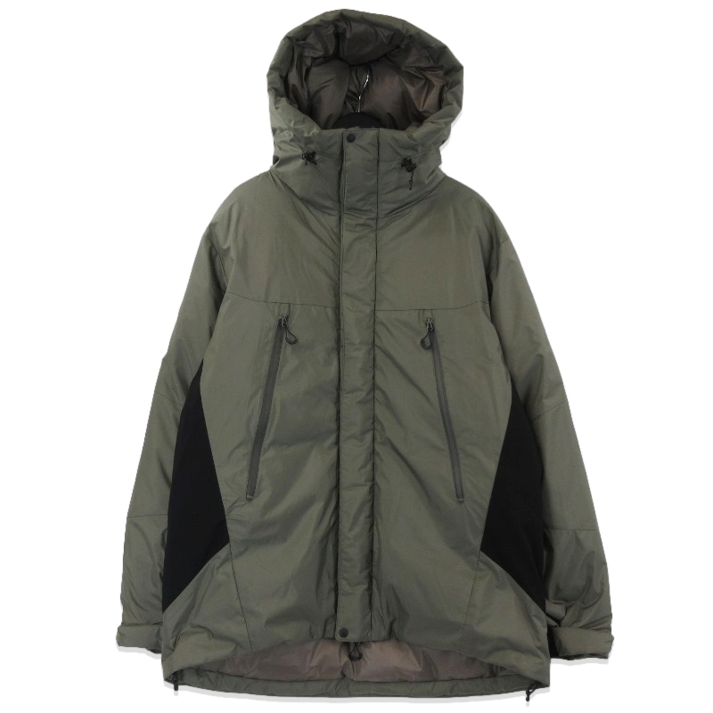 Karrimor カリマー ダウンジャケット 2D01UAI1 Nevis Parka ネビスパーカ POLARTEC NeoShell ナイロン オリーブ L 71011080