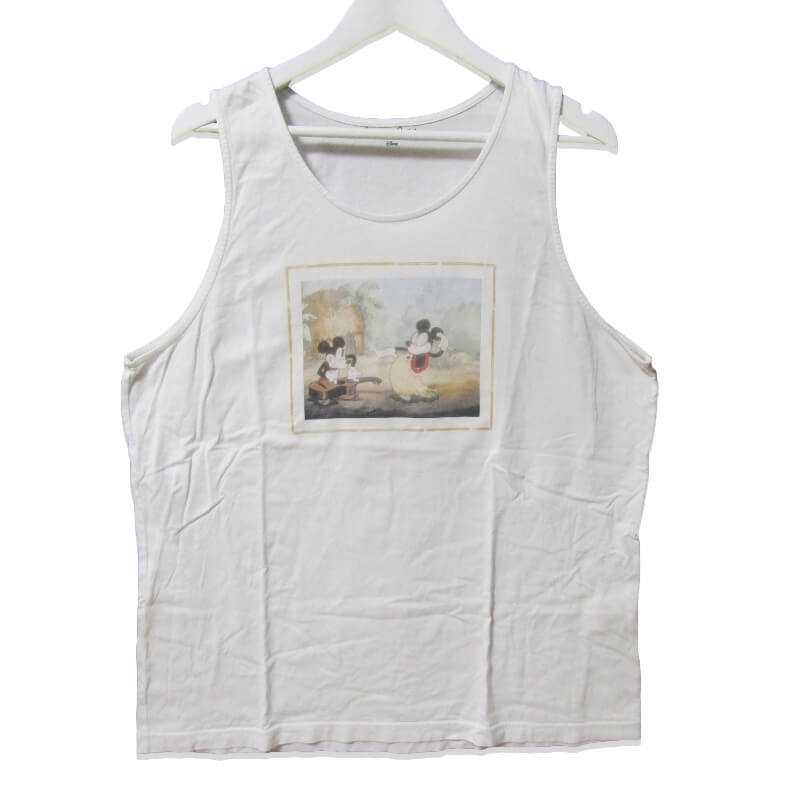 Porter Classic × Disney ポータークラシック タンクトップ HAWAI’I ALOHA COLLECTION TANK TOP PALM TREE ホワイト M 27108504