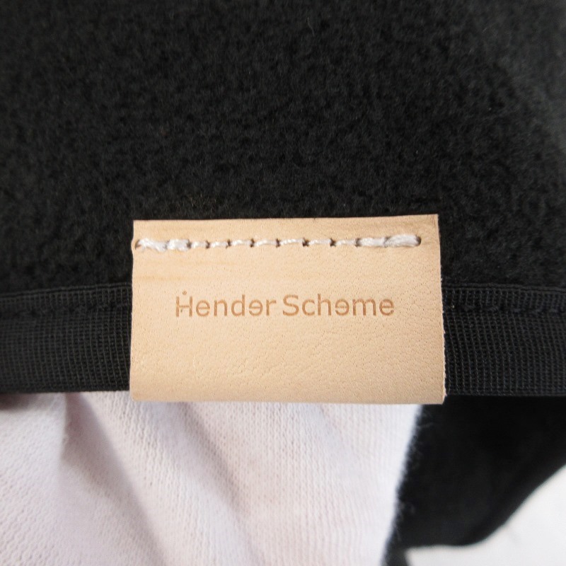  не использовался Hender Schemeenda- лыжи maFLEECE SHAWL vs-rc-fls флис шаль кардиган черный чёрный F с биркой 71011353