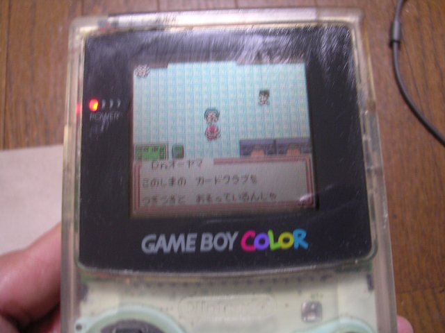 #CGB-001 Nintendo GAME BOY COLOR Game Boy цвет прозрачный рабочий товар (. доказательство фотография представление )JUNK обращение 