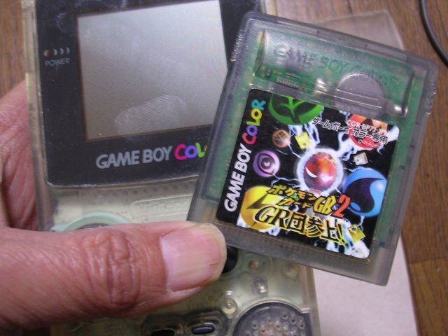 #CGB-001 Nintendo GAME BOY COLOR Game Boy цвет прозрачный рабочий товар (. доказательство фотография представление )JUNK обращение 