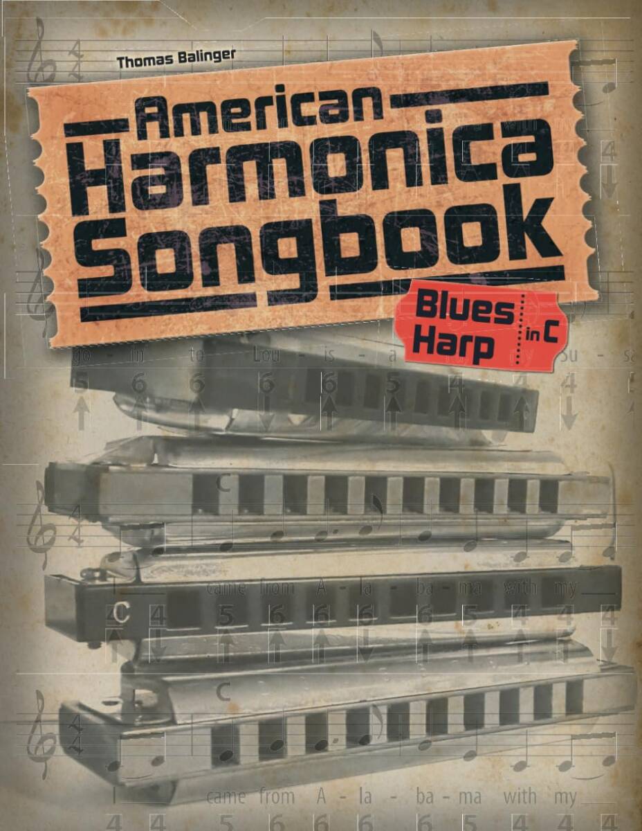 洋書輸入楽譜『ハーモニカ アメリカンソングブック ブルースハープ』