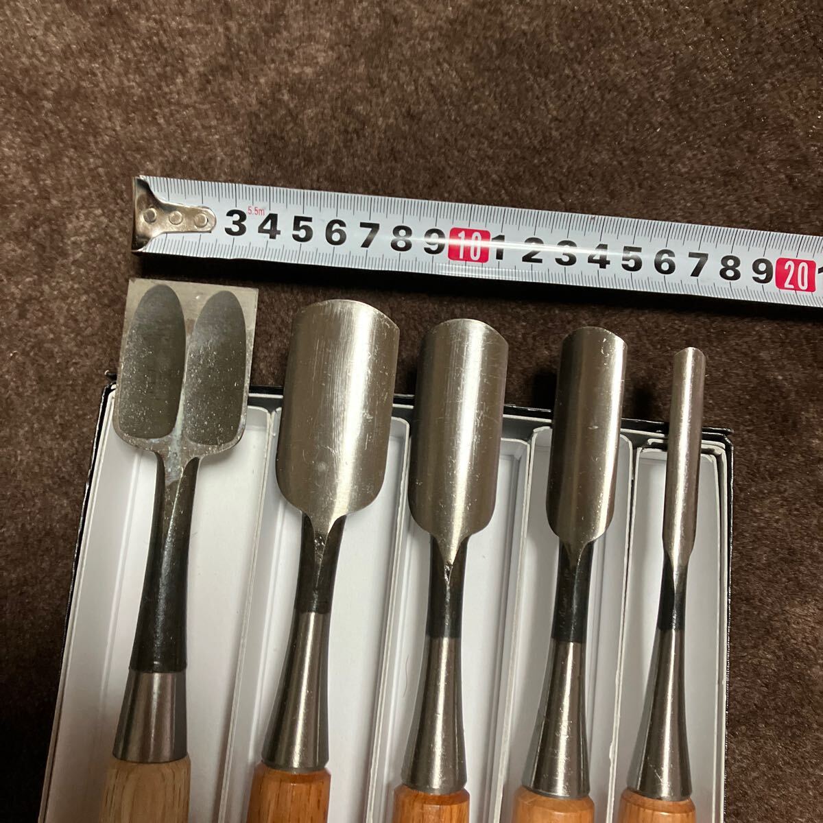 外丸鑿4本追入鑿寸ニ 工具、DIY用品 外丸鑿4本追入鑿寸ニ 工具、DIY用品