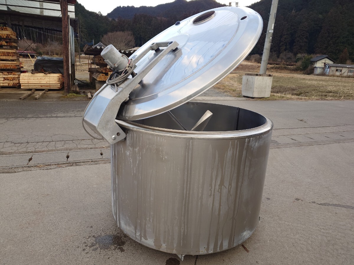 ☆新品価格数百万円!☆ 1000L ステンレス タンク 約1.5m×1.7m ☆新品価格数百万円!☆ 1000L ステンレス タンク 約1.5m×1.7m