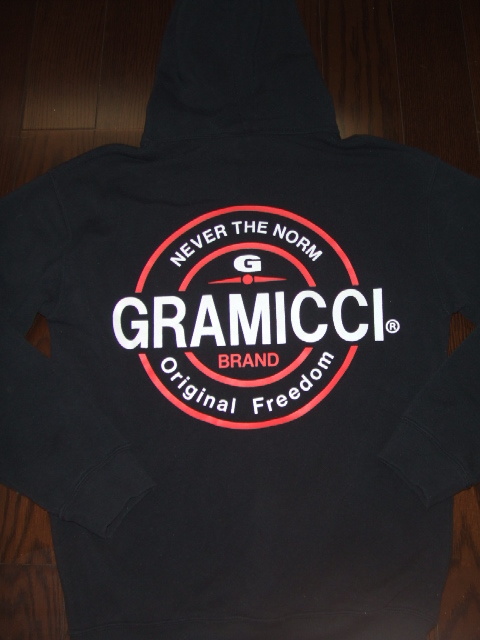 ★良品 グラミチ gramicci / 両面プリント スウェットパーカー / S(肩幅51cm身幅52着丈68㎝袖丈62㎝) ★