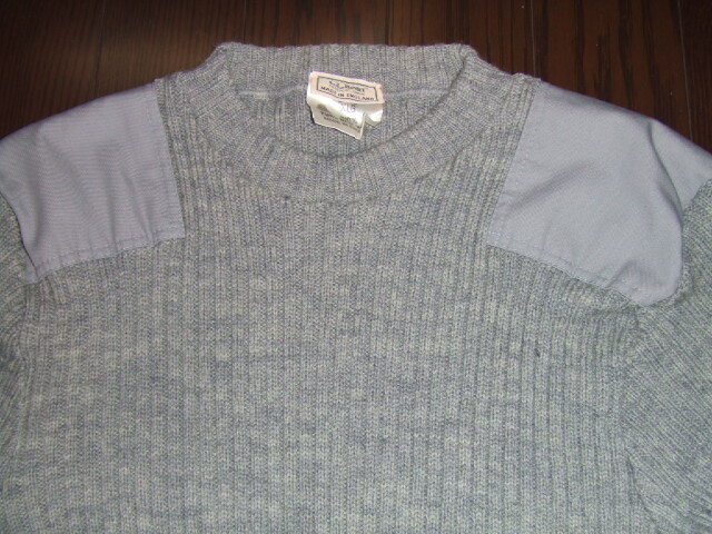 ★ 英国製 美品 L.L.Bean / コマンドセーター 100%ウール / XL(肩幅51cm身幅54cm着丈79cm袖丈75㎝) ★