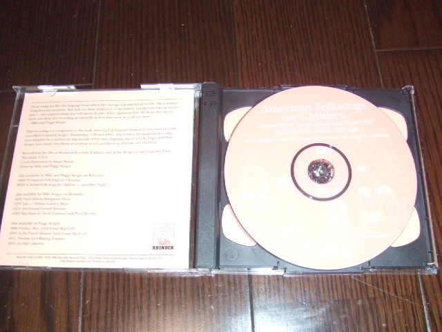 ♪輸入盤 レア盤 2枚組 American Folk Songs for Children / Peggy & Mike Seeger ♪_画像2