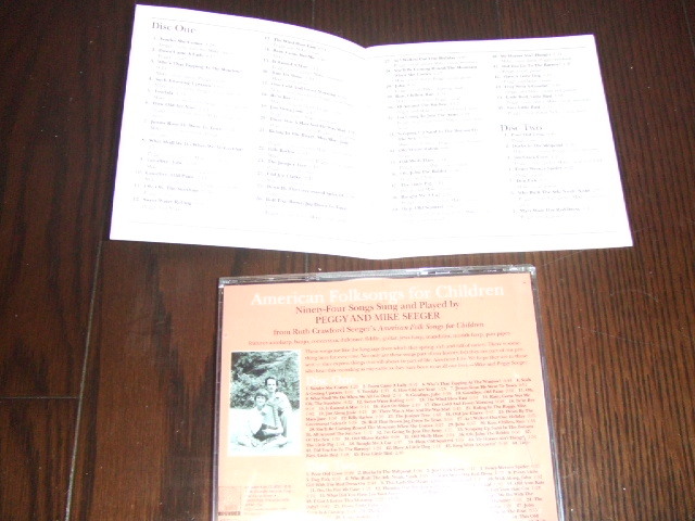 ♪輸入盤 レア盤 2枚組 American Folk Songs for Children / Peggy & Mike Seeger ♪_画像6