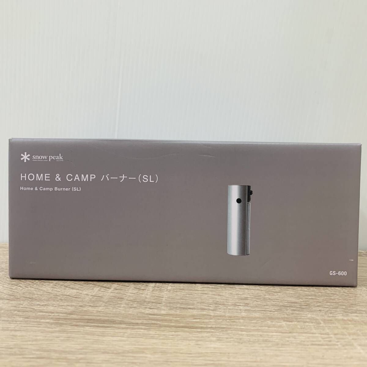 【未使用/開封済】 Snow Peak スノーピーク HOME＆CAMP バーナー GS-600（SL）シルバー