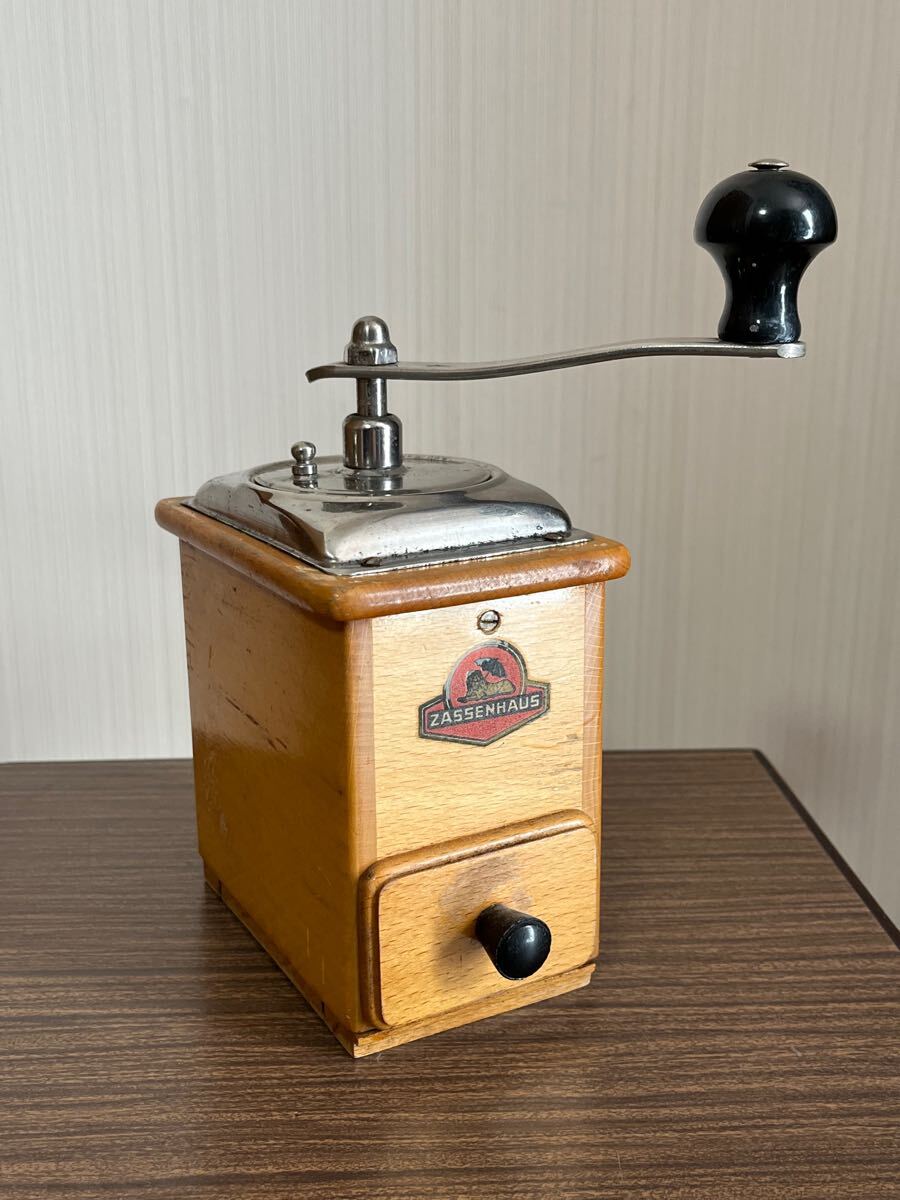 【‘50s〜’60s ヴィンテージ】 ZASSENHAUS ザッセンハウス 手挽きコーヒーミル