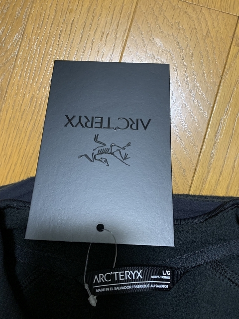 L 新品 24AW ARC'TERYX アークテリクス コンシール クルー L 新品 24AW ARC'TERYX アークテリクス コンシール クルー