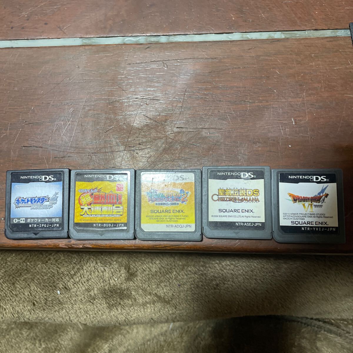 DS ソフト Nintendo ポケットモンスター 3DS ドラゴンクエストⅤ くにおんくん 運動会 聖剣伝説 カセット