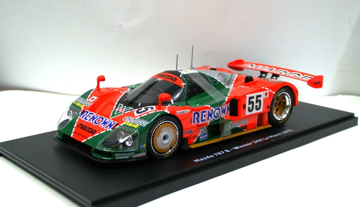 【SALE/37%OFF】 Yahoo!オークション - 【WERK83】1/18 マツダ 787B #55 1991年 レーシングカー