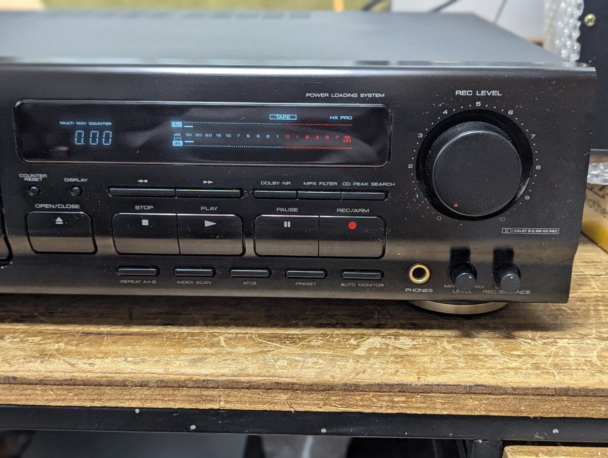KENWOOD 3ヘッド カセットデッキ　KX-7050 ジャンク