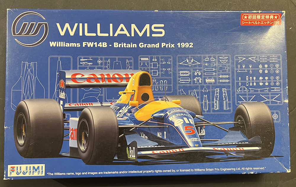 1/20 ウィリアムズ FW14B F1 1992 キット（フジミ）
