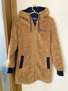 パタゴニア patagonia ボアコート ブラウン　あたたかい　裏地付き　ロゴ
