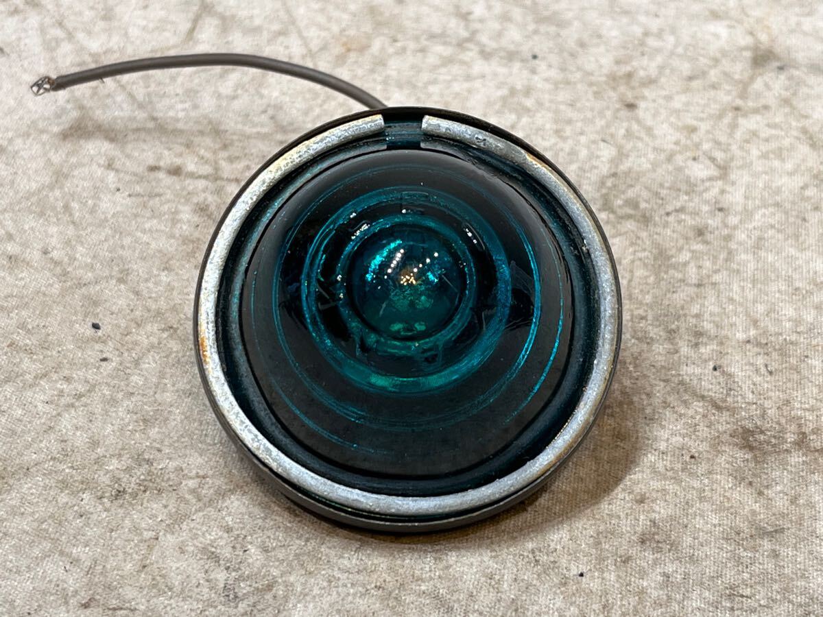 ③ подлинная вещь YANKEE печать зеленый Vintage маркер (габарит) свет tail указатель поворота yan ключ Harley Knuckle хлеб экскаватор evo chopper оригинальный