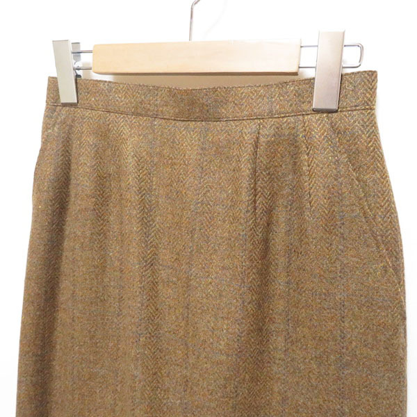 #wnc SALE バーバリー BURBERRY スカート 9 茶系 ツイード調(diào) レディース [764987]