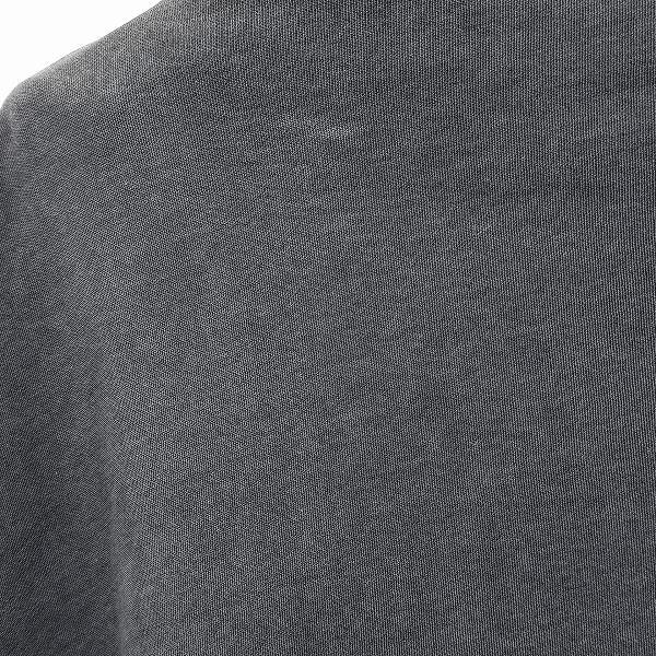 #anc メフウセンソユニコ 芽風 カットソー 38 グレー系 異素材 切替 ニット使い ボートネック レディース [920249]_画像6