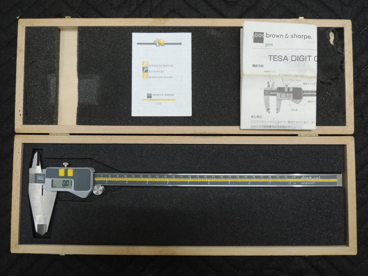 TESA デジタルノギス 30cm 12in 測定器 工具 #265 工具、DIY用品 TESA デジタルノギス 30cm 12in 測定器 工具 #265 工具、DIY用品