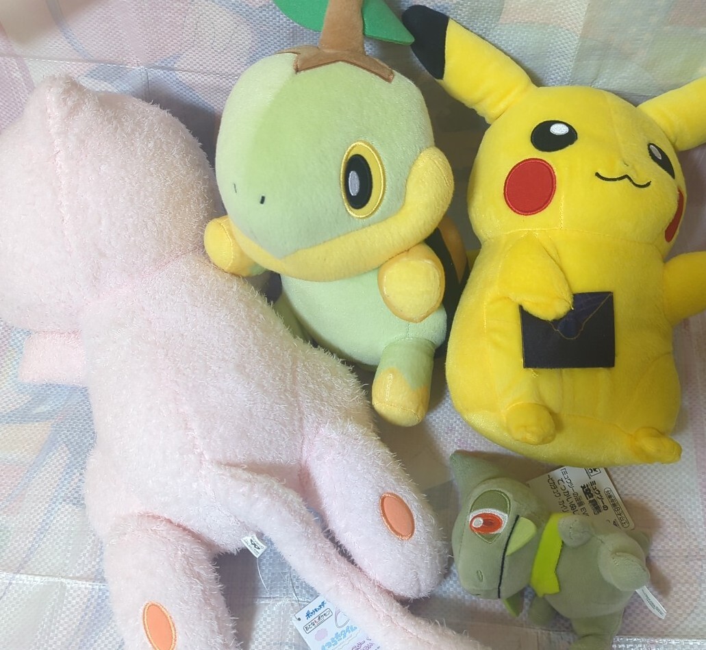 ぬいぐるみ ポケットモンスター バンプレスト ポケモン ミュウツーの逆襲 でっかいぬいぐるみ ピカチュウ ミュウ ナエトル くつろぎタイム