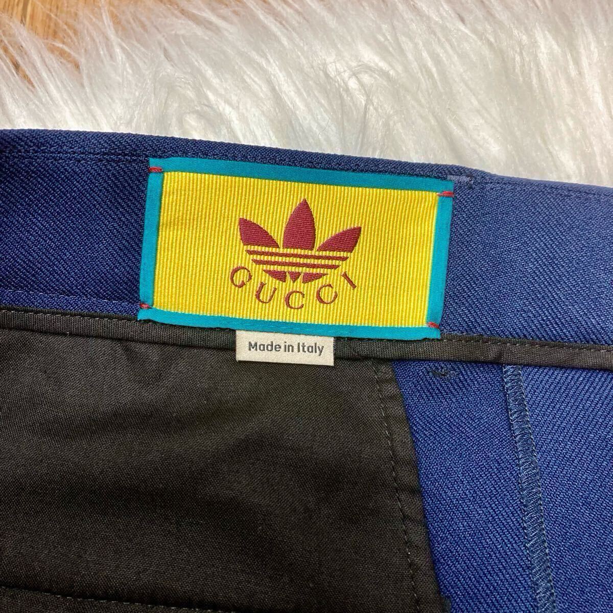 GUCCI adidas ハーフパンツ ネイビー ブルー 3L XXL グッチ GUCCI adidas ハーフパンツ ネイビー ブルー 3L XXL グッチ