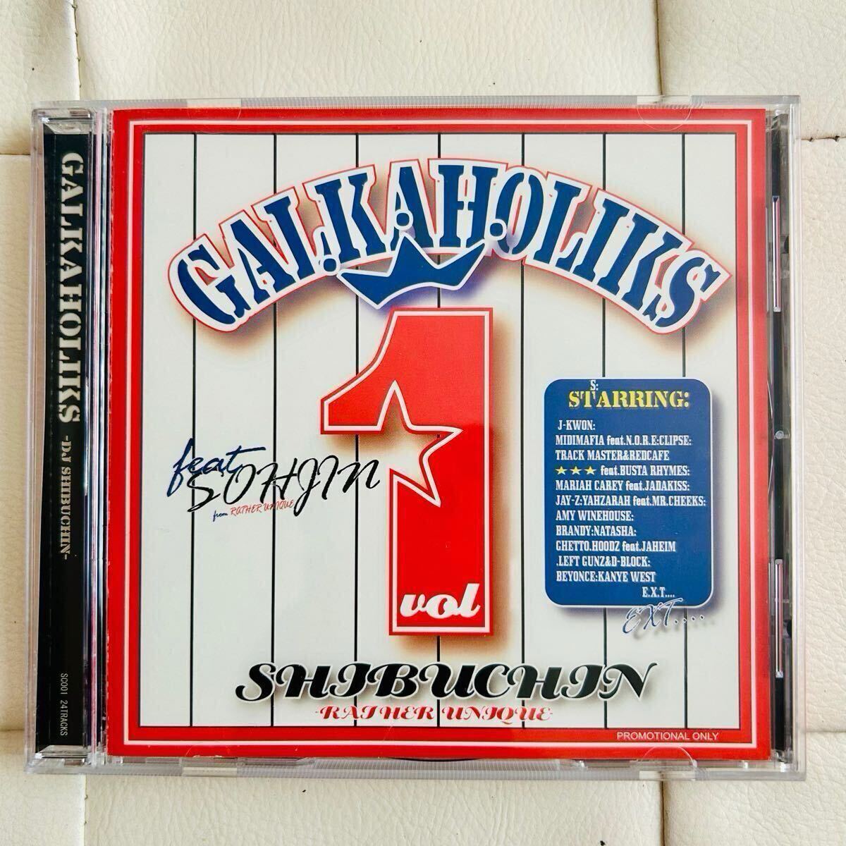 送料無料 / DJ SHIBUCHIN / GALKAHOLIKS VOL 1/ HIPHOP R&B MIX