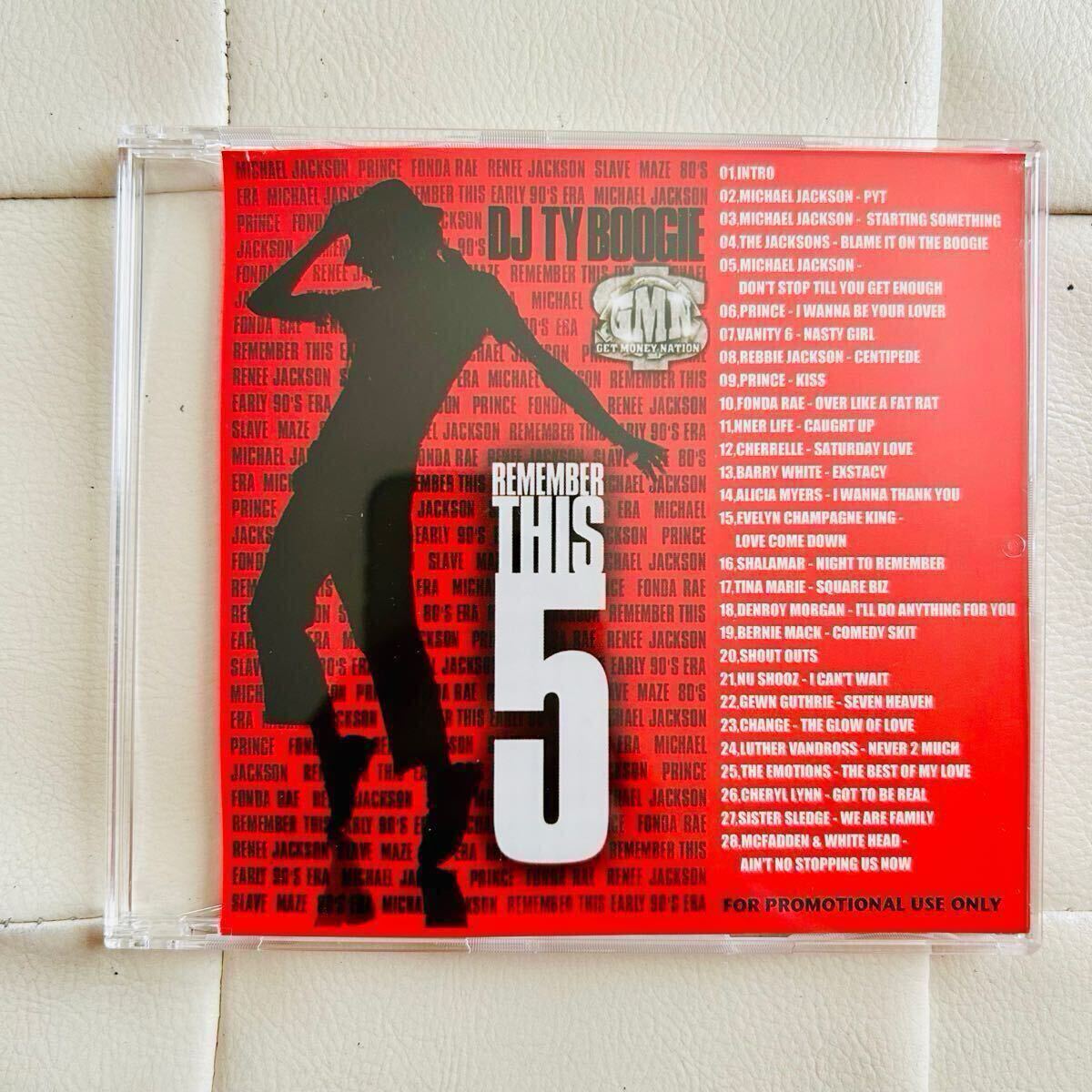 送料無料 / DJ TY BOOGIE / REMEMBER THIS PART 5 / SOUL R&B CLASSICS MIX