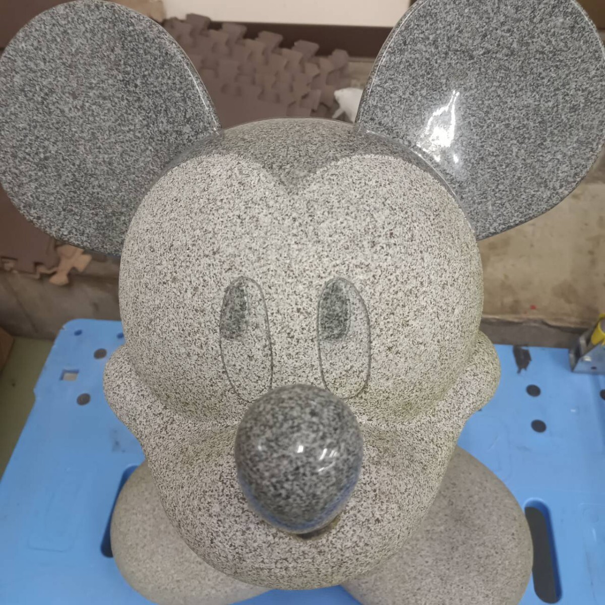 D ミッキーマウス 御影石 置物ディズニー TDL 石像 神奈川県 D ミッキーマウス 御影石 置物ディズニー TDL 石像 神奈川県