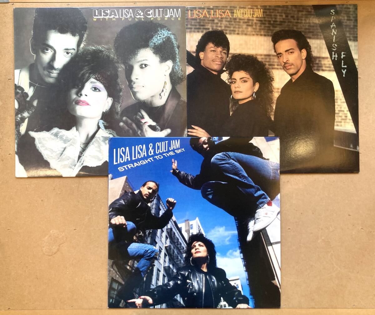■美品中心■Lisa Lisa & Cult Jam LPレコード合計3枚セット! ※一部ラベルのミスプリント有■Spanish Fly/Straight To The Sky etc