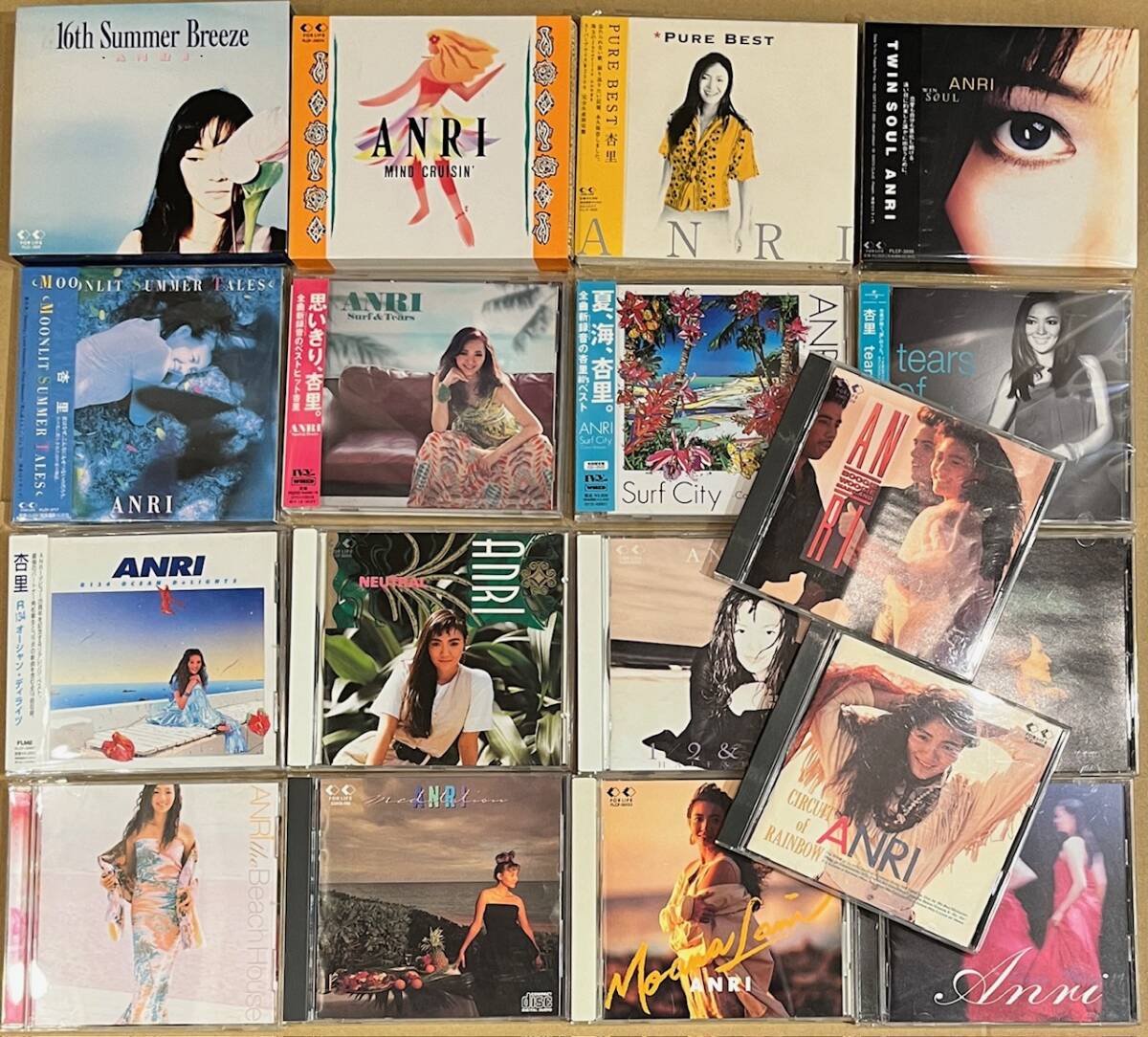 ■まとめて!■杏里 ANRI 帯付 含む CD 合計18枚セット! CityPop シティポップ 角松敏生 小林武史 和モノ