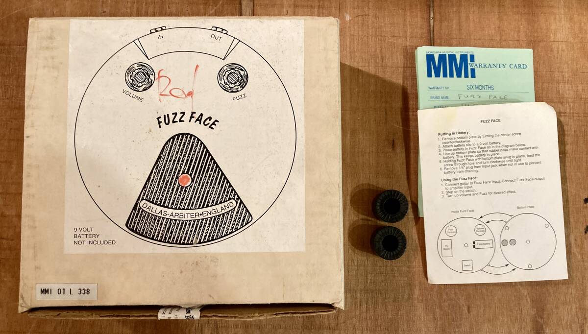 □Jim Dunlop / Fuzz Face NKT275 RED DOT Dallas Arbiter □Jim Dunlop / Fuzz Face NKT275 RED DOT Dallas Arbiter