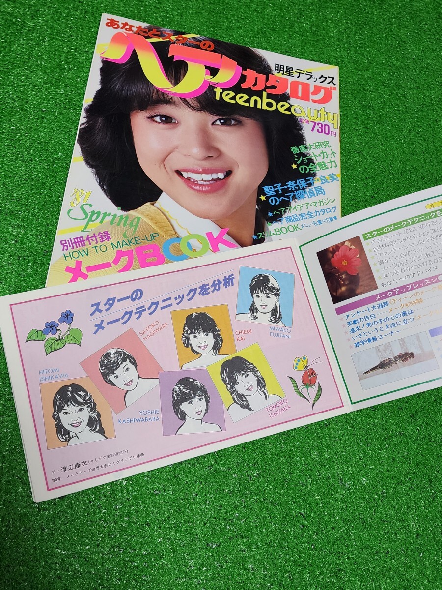 明星ヘアカタログ 1981年春の号 松田聖子 宮崎美子 藤谷美和子 明星ヘアカタログ 1981年春の号 松田聖子 宮崎美子 藤谷美和子