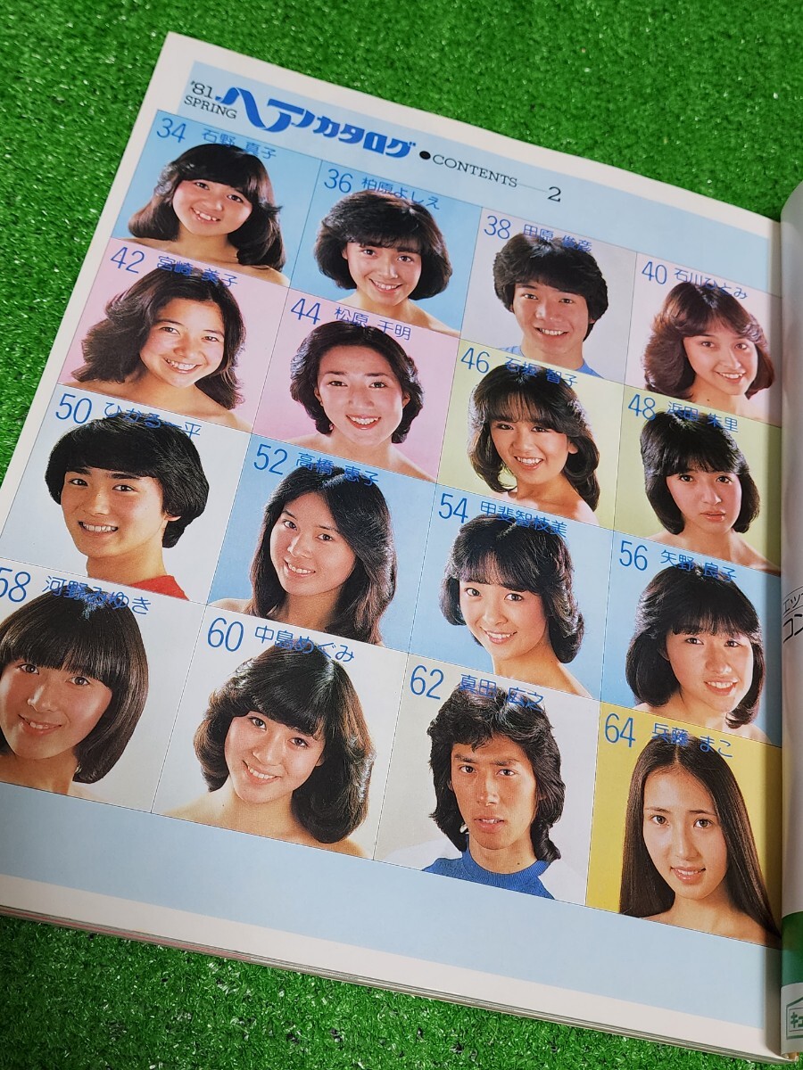 明星ヘアカタログ 1981年春の号 松田聖子 宮崎美子 藤谷美和子 明星ヘアカタログ 1981年春の号 松田聖子 宮崎美子 藤谷美和子