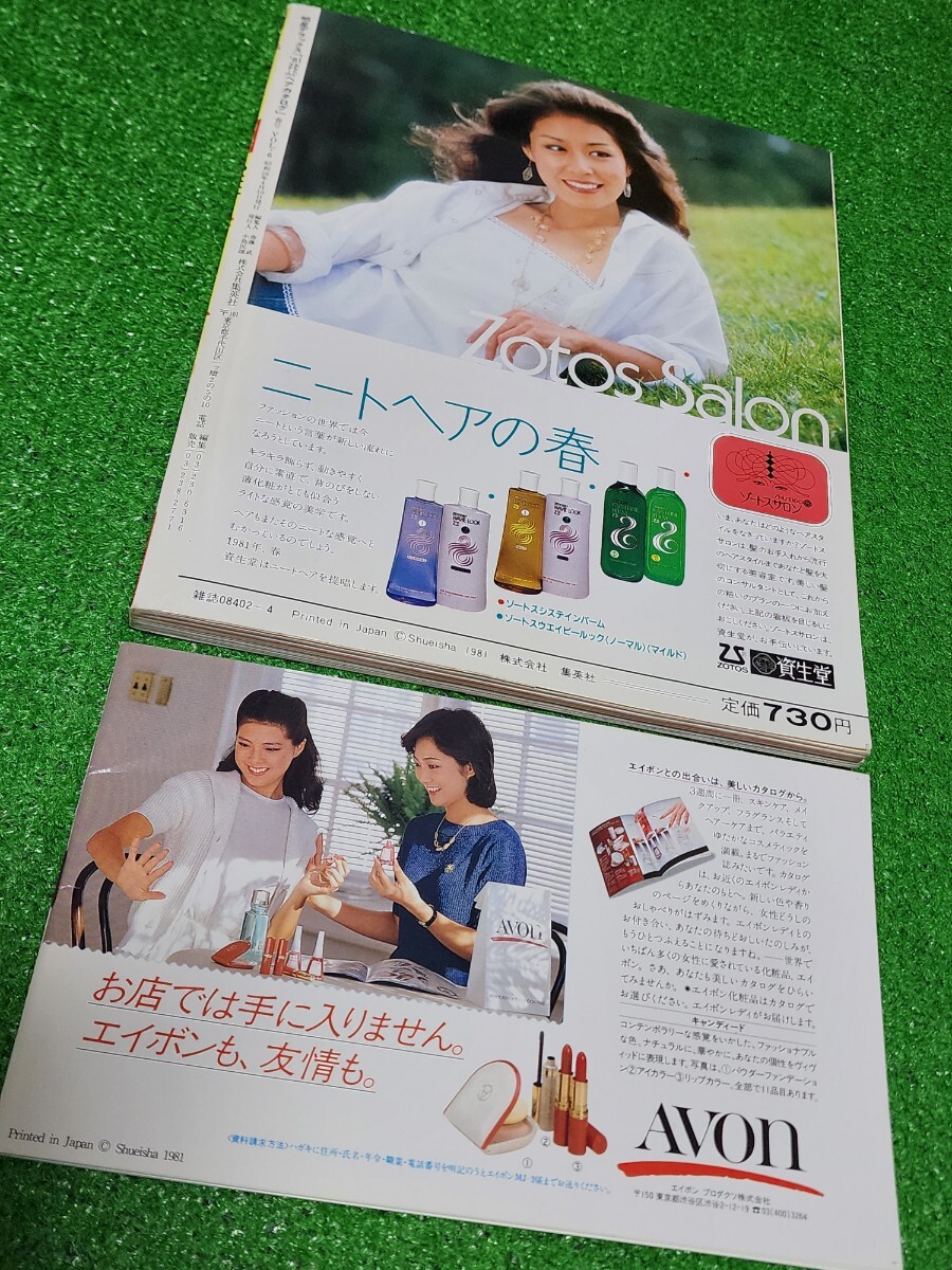 明星ヘアカタログ 1981年春の号 松田聖子 宮崎美子 藤谷美和子 明星ヘアカタログ 1981年春の号 松田聖子 宮崎美子 藤谷美和子