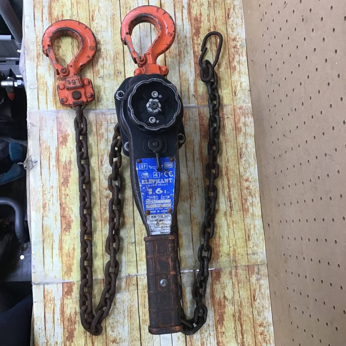 【中古品】〇象印 1.6tレバーブロック YA-160