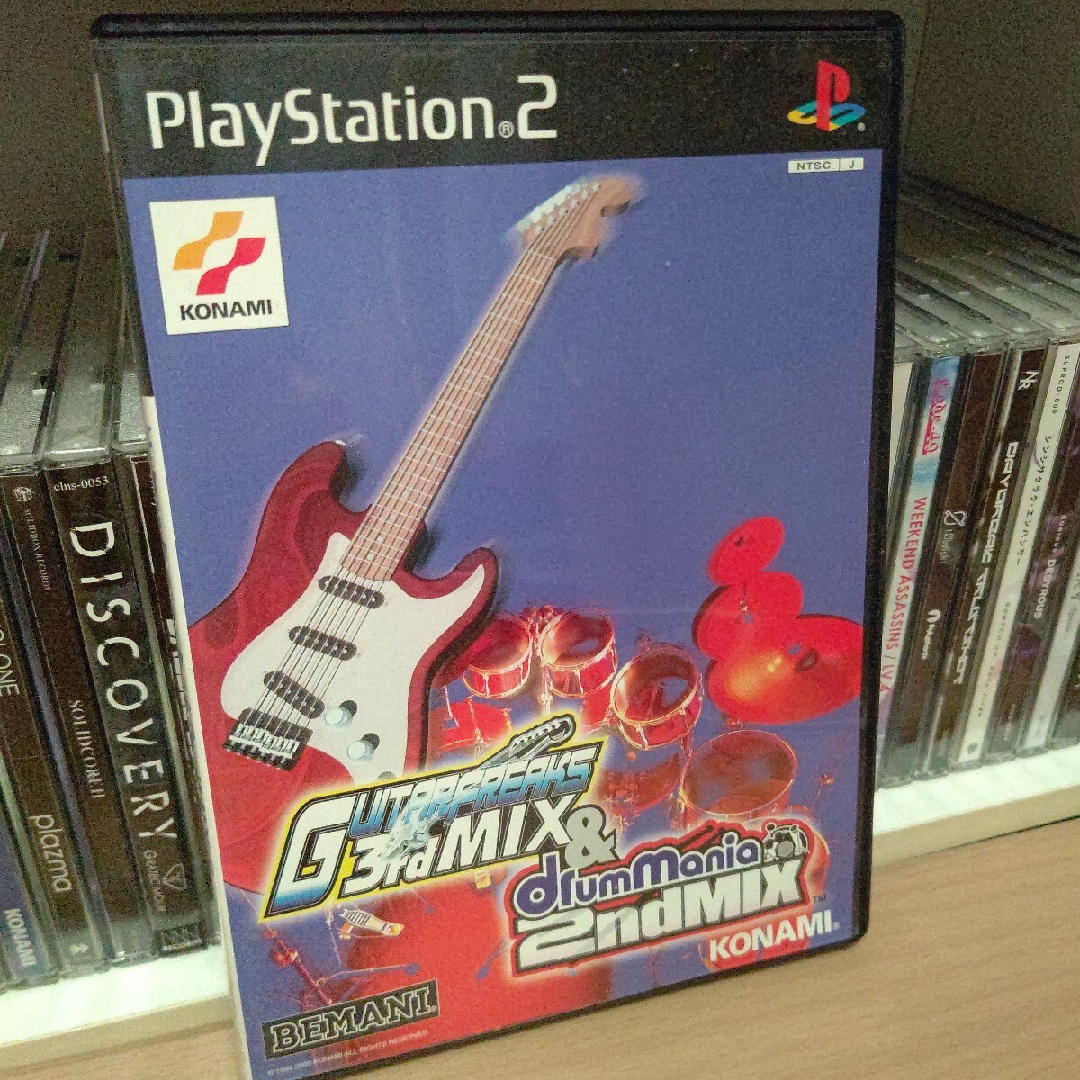 GUITARFREAKS 3rdMIX & drummania 2ndMIX ギターフリークス ドラムマニア ギタドラ 音ゲー PS2 ソフト KONAMI コナミ
