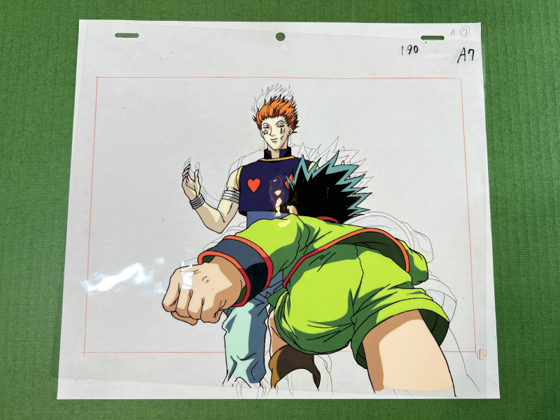 アニメ HUNTER×HUNTER セル画 1枚 #42-SC190 A7 ゴン / ヒソカ アニメ HUNTER×HUNTER セル画 1枚 #42-SC190 A7 ゴン / ヒソカ