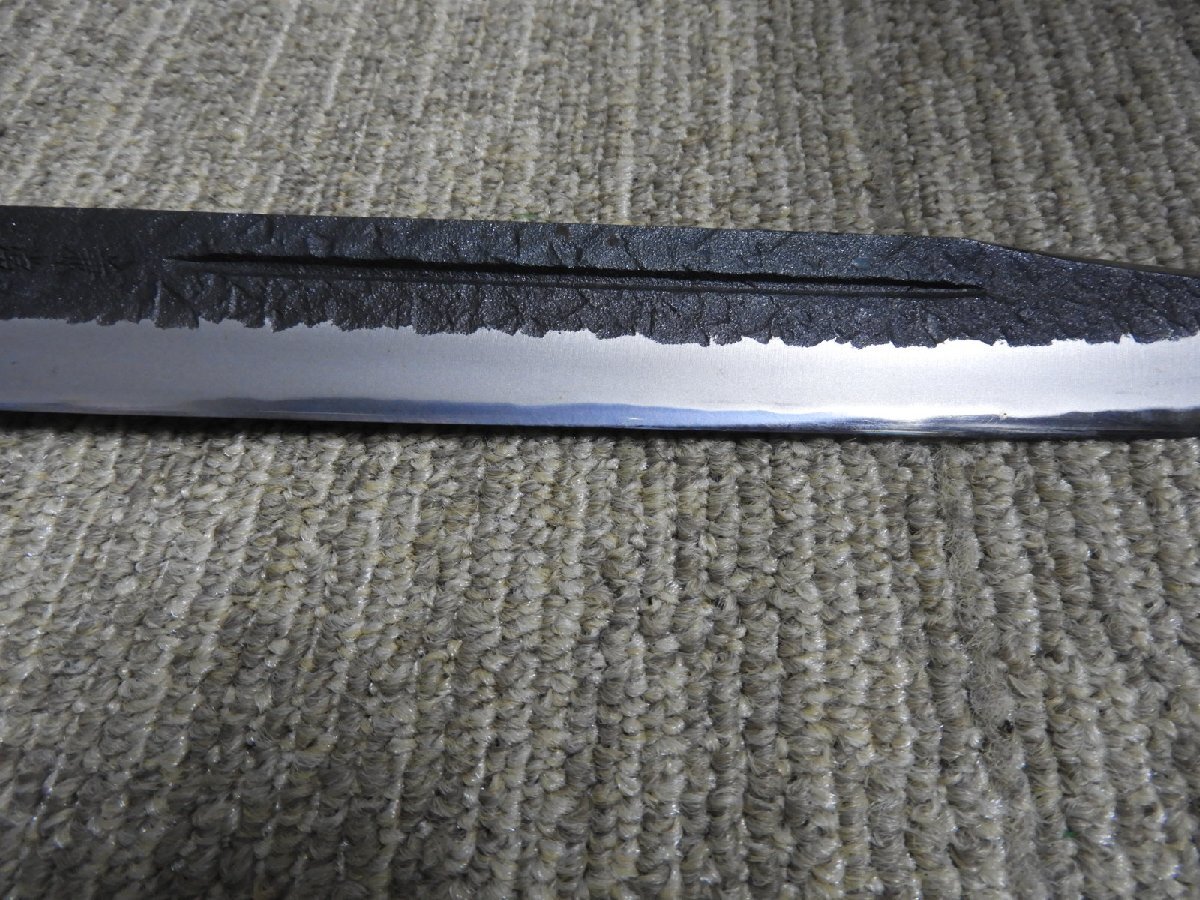 未使用 ハンティングナイフ 関伝古式 兼常作 和鉄製錬狩猟匠桜巻 未使用 ハンティングナイフ 関伝古式 兼常作 和鉄製錬狩猟匠桜巻