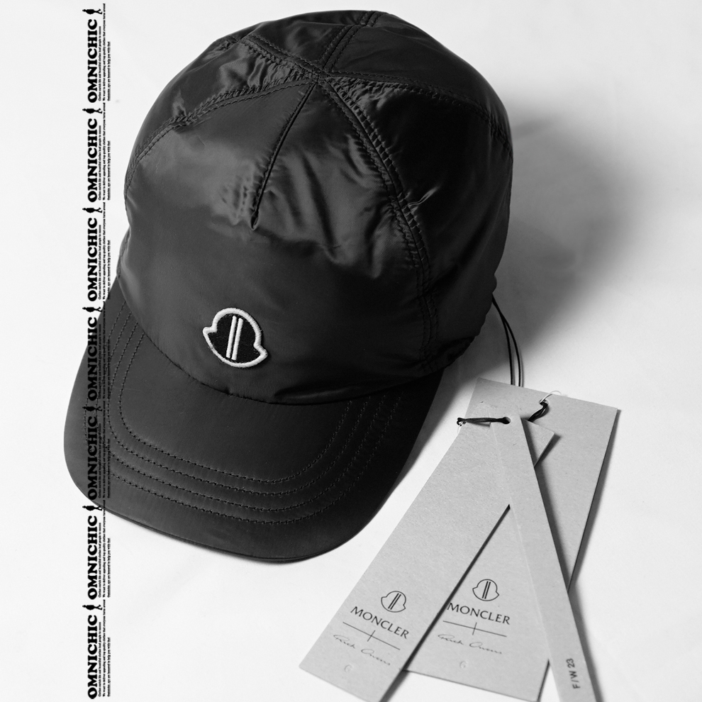 新品・未使用・訳あり◯MONCLER モンクレール キャップ◯ 23-24AW 安心の国内正規品/新品4 8万【MONCLER+RICK OWENS