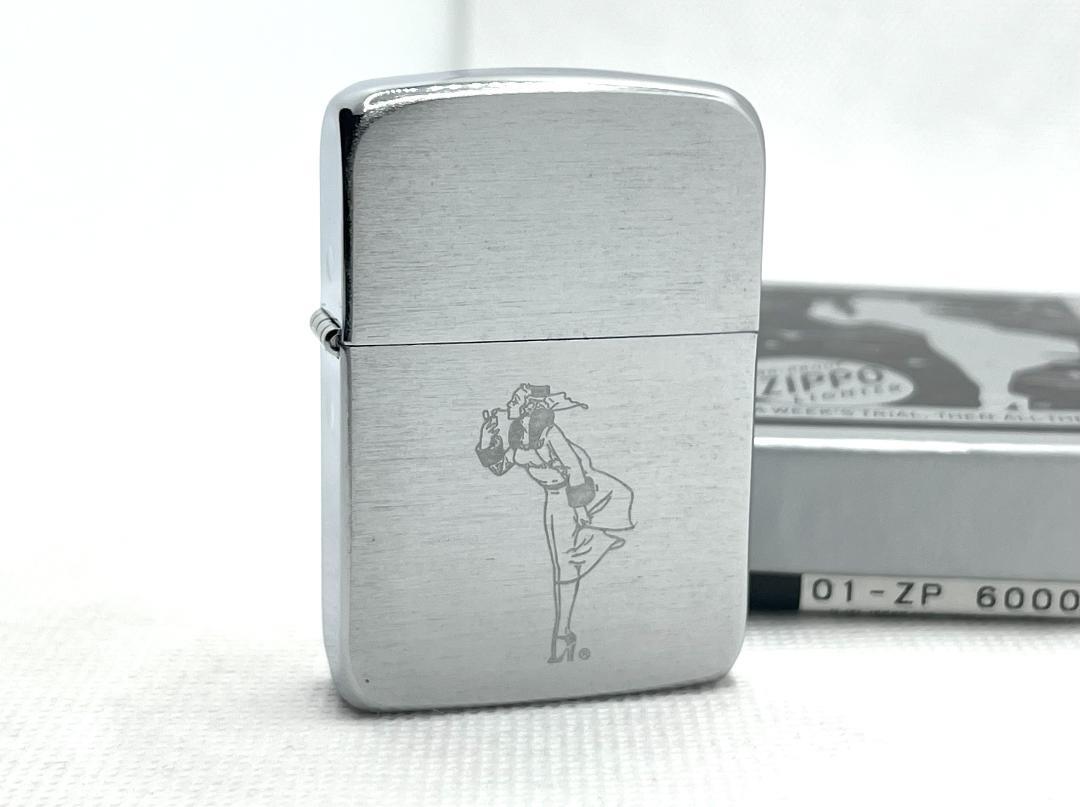 希少 美品 ZIPPO ジッポー 2007年 1941レプリカ Windy ウィンディ エッチング ライター 箱付き