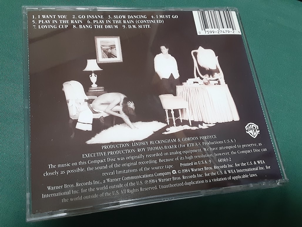 LINDSEY BUCKINGHAM リンジー?バッキンガム◆『GO INSANE』US盤CDユーズド品