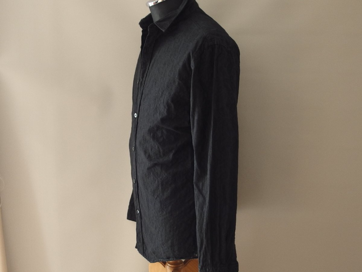 ザラマン★長袖シャツ★総柄★ペイズリー風柄★Ｓサイズ（USA）★ブラック★ZARA MAN_画像3