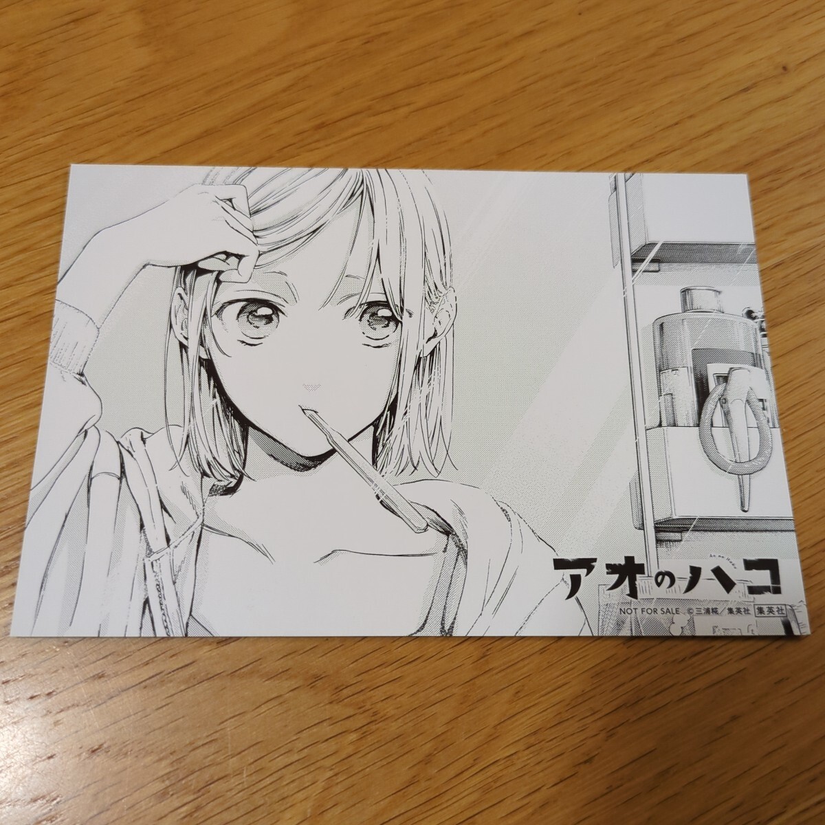 非売品】アオのハコ 18巻 購入特典 イラストカード 三浦糀 鹿野 非売品】アオのハコ 18巻 購入特典 イラストカード 三浦糀 鹿野