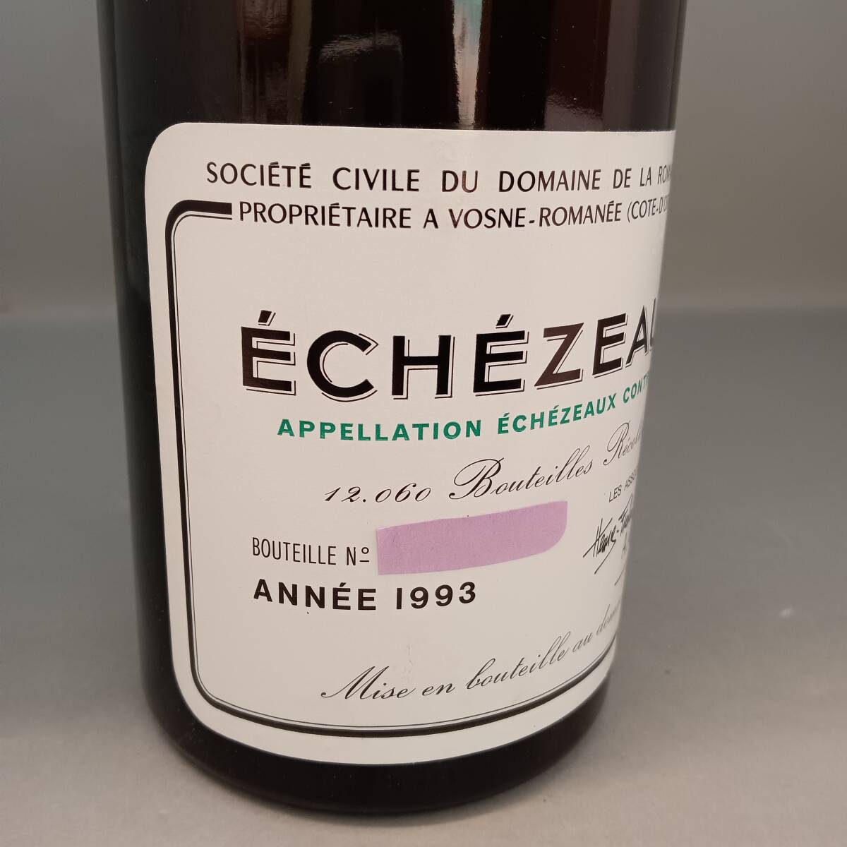 ◇DRC エシェゾー ECHEZEAUX ロマネコンティ 1993 空ボトル 空瓶  デキャンタ◇OKAS34882(コート・ドゥ・ニュイ)｜売買されたオークション情報、Yahoo!オークション(旧ヤフオク!)  の商品情報をアーカイブ公開 - オークファン（aucfan.com）