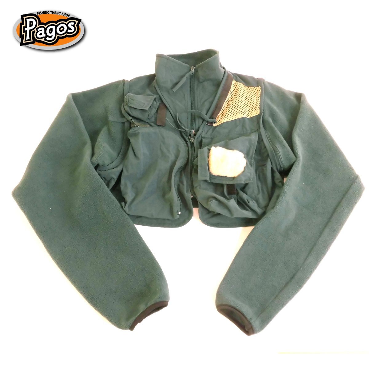 コロンビア ”PFG” ２way フィッシング フリースジャケット ベスト　サイズM★Columbia ”PFG” 2way Fishing Fleece Jacket