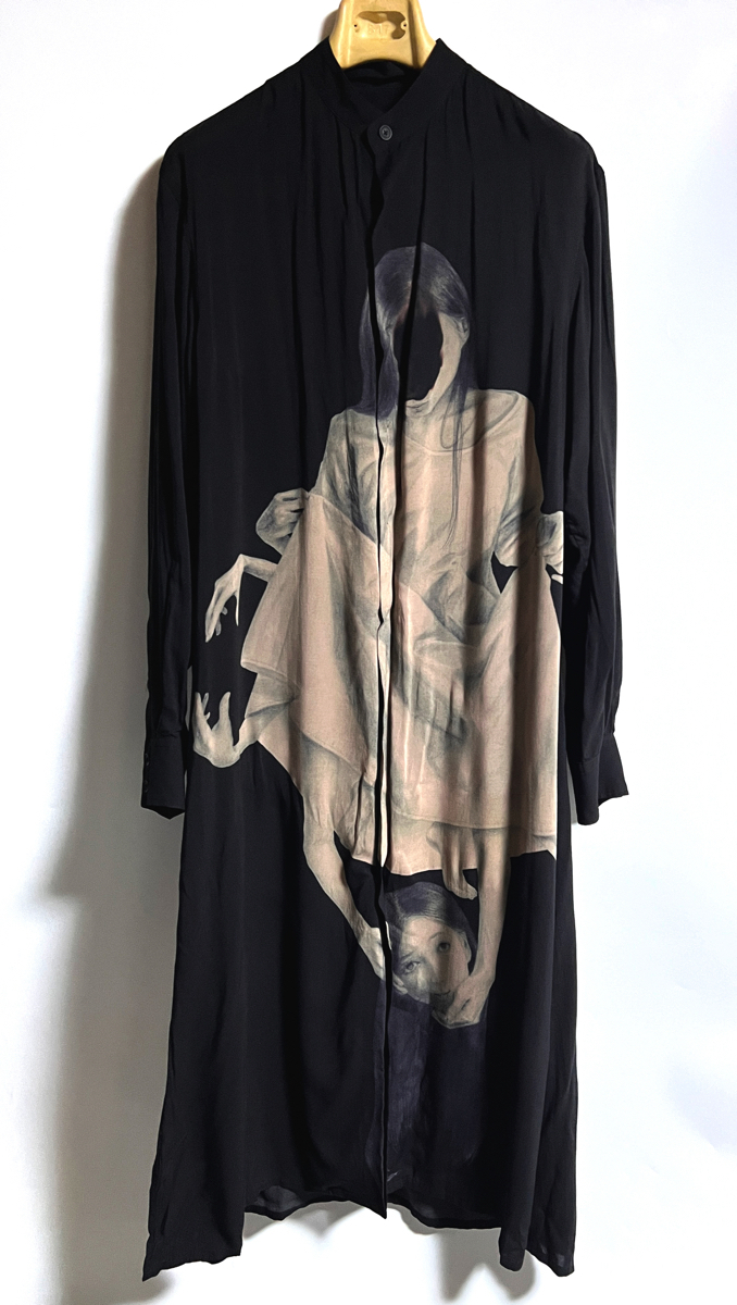 20SS BLACK SCANDAL Yohji Yamamoto ロング シャツ 1 内田すずめ 20SS BLACK SCANDAL Yohji Yamamoto ロング シャツ 1 内田すずめ